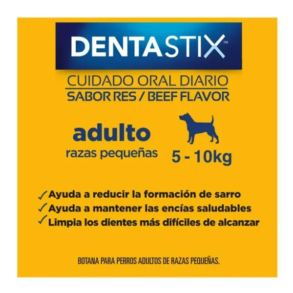 Caja Pedigree Dentastix Unidades Razas Pequeñas 10 Unidades 110 GR - Imagen 3