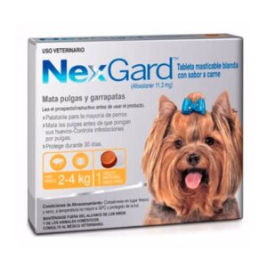 NexGard  2 a 4 KG - 11.3mg 1 Comprimido