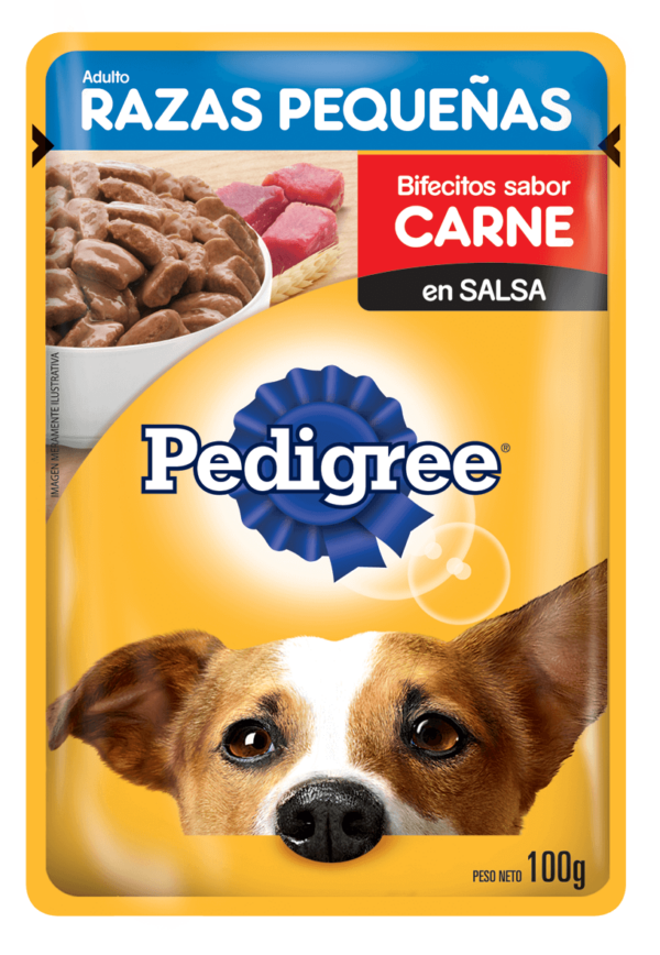 Sachet Pedigree Carne Razas Pequeñas 12 Unidades