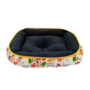 Cama Rectángular Beige Buho 55 cm