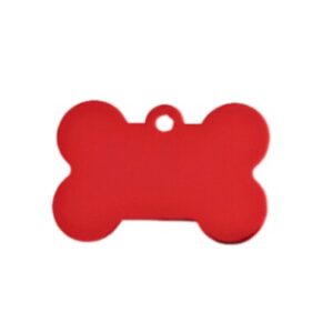 Plaquita / Placa Roja Pequeña Hueso