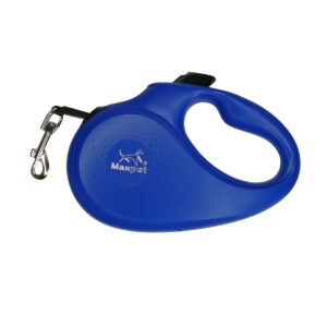 MaxPet Correa Retráctil Cinta Talla L Azul 5 MTS