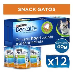 Caja Dentalife Gato 12x40Grs
