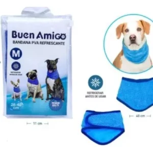 Bandana Mascotas PVA Refrescante Talla M 28-40cm (79219)