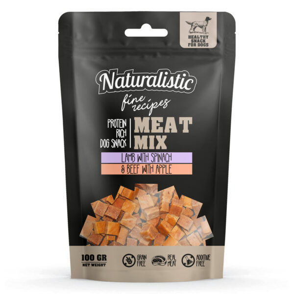 Naturalistic Snack Meat Mix Lamb & Beef 100 GR (C2265)