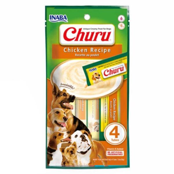 Caja Churu Dog Chicken 6 Sachets 4 Tubos (USA611)