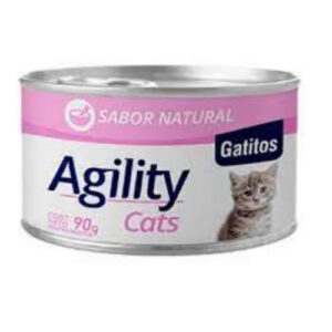 Lata Agility Gatito Sabor Natural 90gr