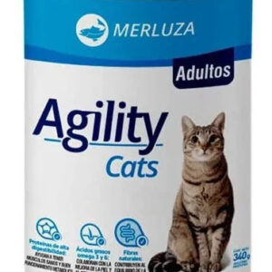 Lata Agility Gato Adulto Merluza  340gr