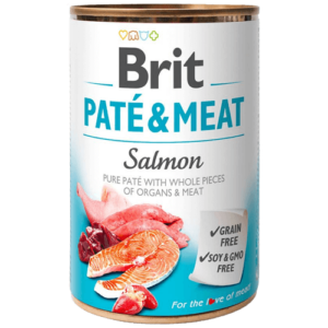 Lata Brit Care Pate & Meat Salmon 400 GR