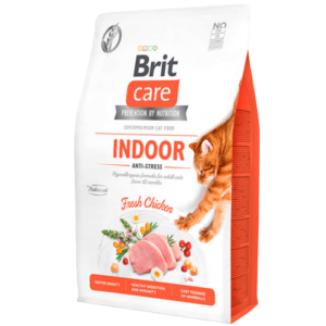 Brit Care Cat Grain Free Indoor Stress 2 KG
