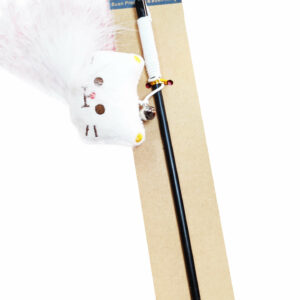 Varita Varilla Pluma Gatito Peluche (WPS069)