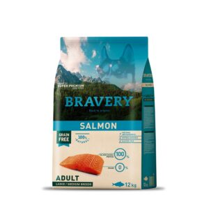 Bravery Salmón Adult Large Medium Breeds 12 KG