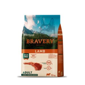 Bravery Lamb Adult Large Medium Breeds 12KG