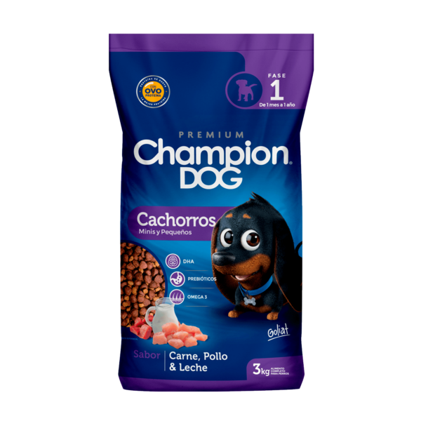 Champion Dog Cachorro Razas Pequeñas 3 KG