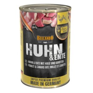 Belcando Perro Lata Pollo con Pato Mijo y Zanahorias 400GR