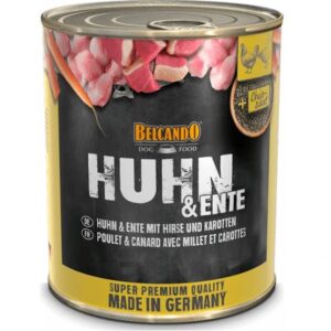 Belcando Perro Lata Pollo con Pato Mijo y Zanahorias 800GR