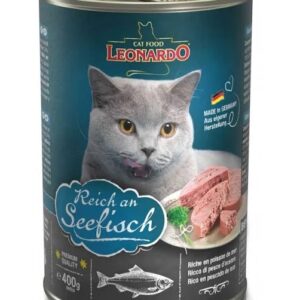 Lata Leonardo Gato Quality Selection Adulto Pescado 400GR