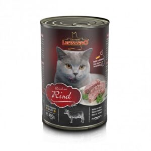 Lata Leonardo Gato Quality Selection Adulto Ternera 400GR