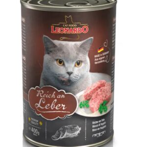 Lata Leonardo Gato Quality Selection Hígado 400GR