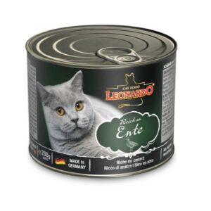 Lata Leonardo Gato Quality Selection Pato 200GR