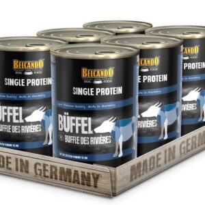 Belcando Perro Lata Single Protein Búfalo Agua 400GR x6 Unidades