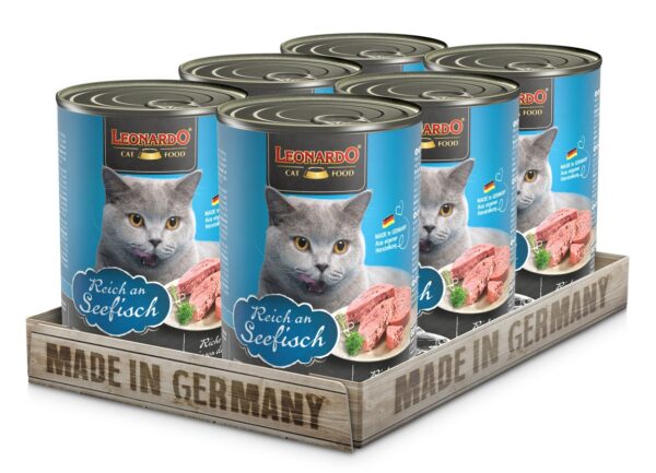 Lata Leonardo Gato Quality Selection Adulto Pescado 400GR x6 Unidades