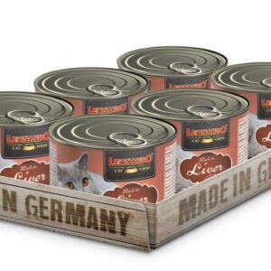 Lata Leonardo Gato Quality Selection Hígado 200GR x6 Unidades