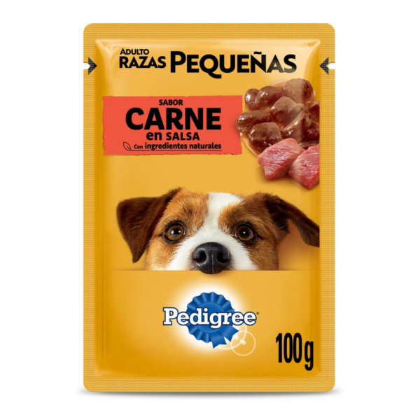 Caja Sachet Pedigree Carne Razas Pequeñas 18 Unidades