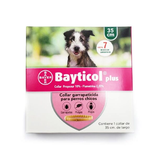 Collar Garrapaticida Bayticol Plus Razas Pequeñas 35 cm