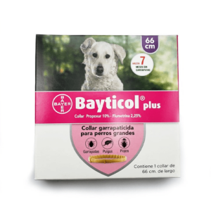 Collar Garrapaticida Bayticol Plus Razas Grandes 66 CM