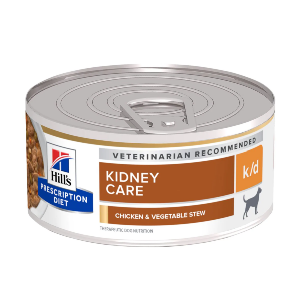 Hills Lata Mini K/D Chicken y Vegetales 5.5OZ (156G) Kidney Care Canine