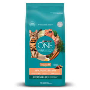 Purina One Gato Esterilizado Pollo y Salmón 2KG