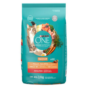 Purina One Gato Pollo y Salmón 2KG