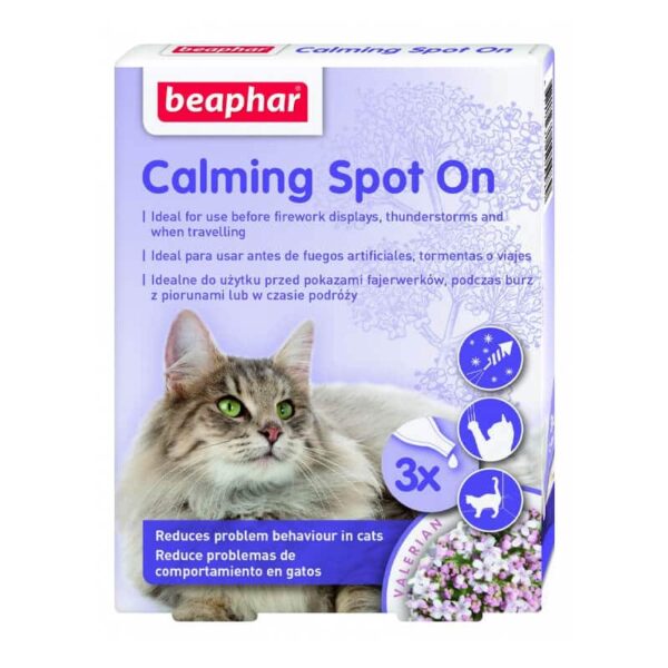 Pipeta Calmante Spot On Gato x3  Calming