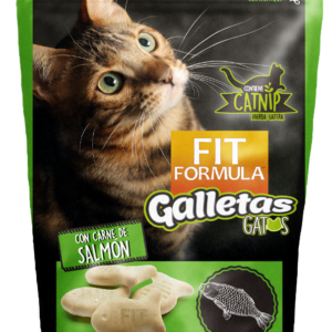 Fit Fórmula Galletas Salmón con Catnip 100 GR