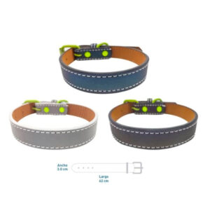 Collar Eco Cuero 3x62 cm (75100) Unidad