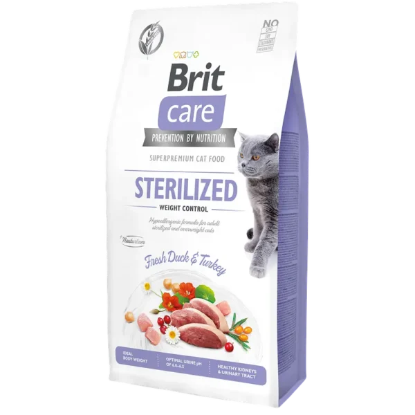 Brit Care Cat Grain Free Sterilized Weight Control 7 KG