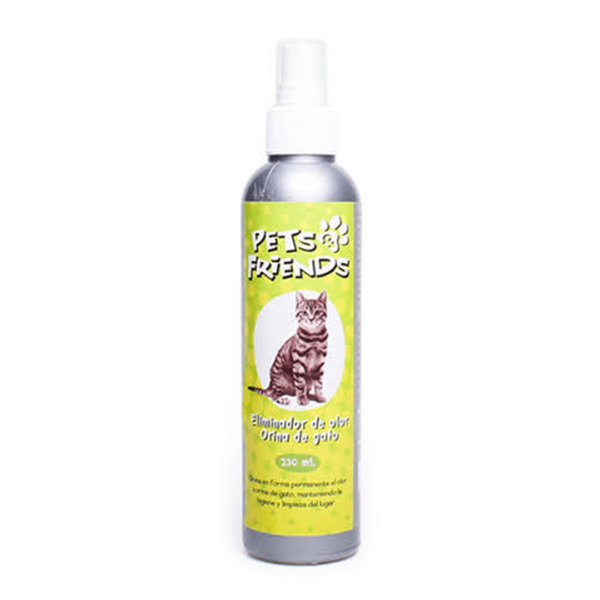 Eliminador de Olor Orina Gato 230 ml Pets Friends