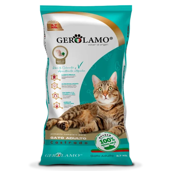 Gerolamo Gato Adulto Castrado 8 KG