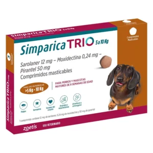 Simparica Trio 3 Comprimidos 5 - 10 KG Café