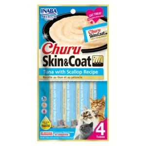 Churu Skin & Coat Cat Tuna With Scallop Recipe 56 GR