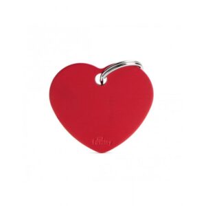Plaquita / Placa Corazón Rojo Grande