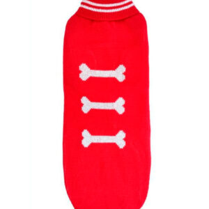 Chaleco Lana Huesito Rojo Talla 5XL (74715)
