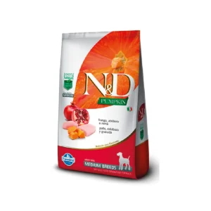 N&D Pumpkin Canino Medium Adulto Frango 10 KG