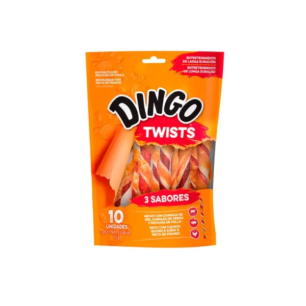 Dingo Triple Flavor Twist 10 PK 55 GR
