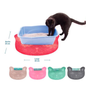 Afombra Salida Arenero Gatito 40x25 cm Colores Surtidos (63626)