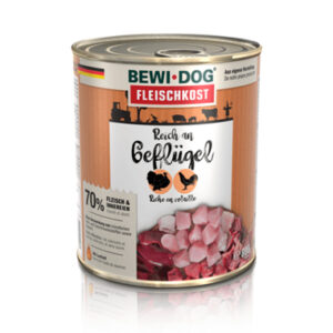 Lata BewiDog Rico en Aves 800 GR