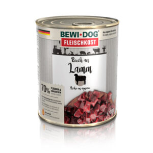 Lata BewiDog Rico en Cordero 800 GR