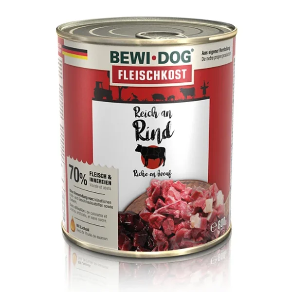 Lata BewiDog Rico en Res 800 GR
