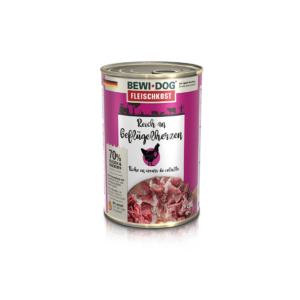 Lata BewiDog Rico en Corazón de Ave 400 GR